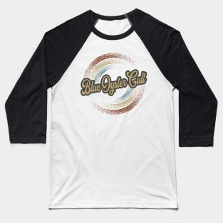 Blue Oyster Cult Circular Fade Baseball T-Shirt